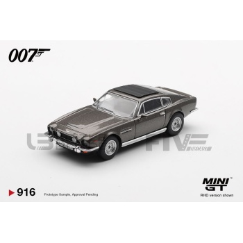 mini gt 64 aston martin v8 vantage the living daylights weapons off 1987 road cars coupe