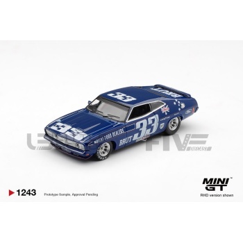 mini gt 64 ford falcon (xb) gt bathurst 1000 1974 racing cars racing gt