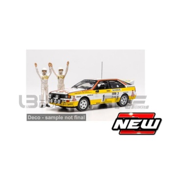 ixo 43 audi quattro a2 rallye monte carlo 1984 racing cars rallye