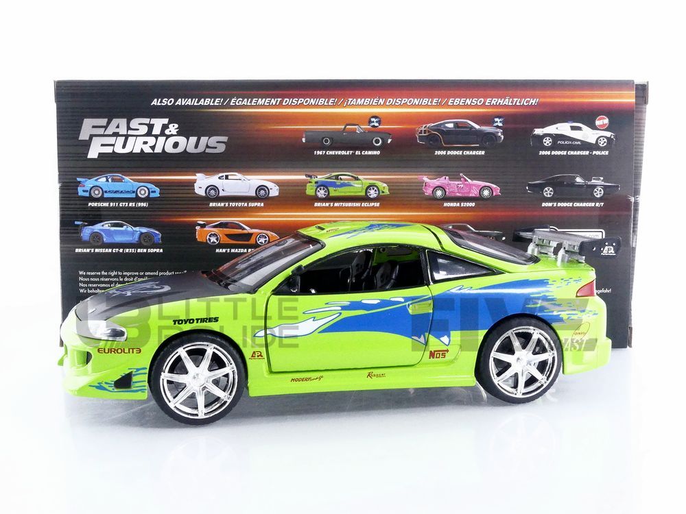 97603GR – JADA TOYS 1/24 - MITSUBISHI Eclipse - Fast and Furious