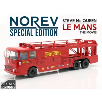 norev 18 fiat bartoletti 306/2 ferrari from le mans movie road cars utility