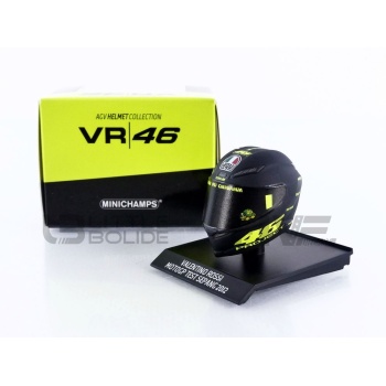 minichamps 10 agv casque rossi  moto gp test sepang 2012 accessories mini helmets