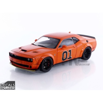 solido 18 dodge challenger r/t scat widebody hazzard tribute 2023 road cars coupe