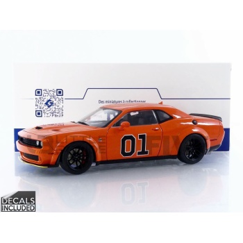 solido 18 dodge challenger r/t scat widebody hazzard tribute 2023 road cars coupe