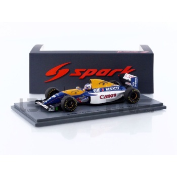 spark 43 williams fw15c winner french gp 1993 racing cars formula 1