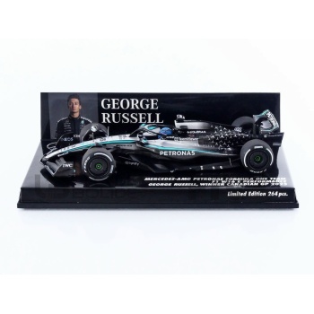 minichamps 43 mercedesamg w16 e performance winner canadian gp 2025 racing cars formula 1