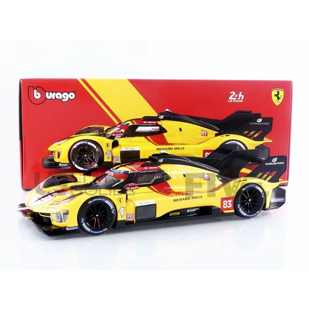 16308-83 – BBurago 1:18 Ferrari 499P Winner 24H Le Mans 2025 Diecast