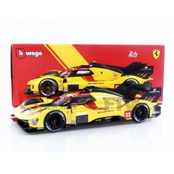 bburago 18 ferrari 499p 3.0l turbo v6 winner 24h le mans 2025 racing cars le mans
