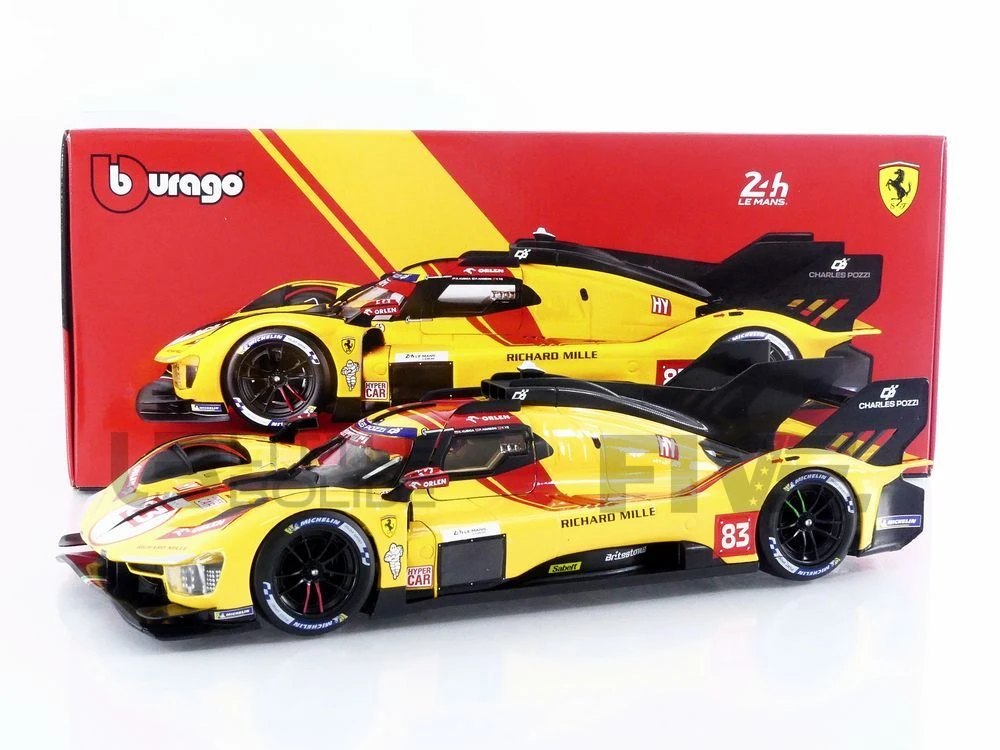 16308-83 – BBurago 1:18 Ferrari 499P Winner 24H Le Mans 2025 Diecast