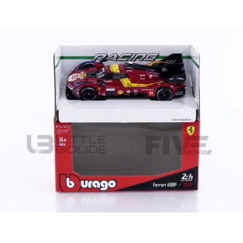 bburago 43 ferrari 499p 3.0l turbo v6 3rd 24h le mans 2025 racing cars le mans