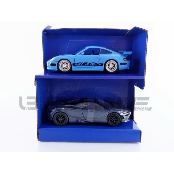 jada toys 32 porsche twin pack 996 gt3 rs + mclaren 720s  road cars coupe
