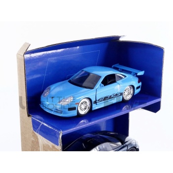 jada toys 32 porsche twin pack 996 gt3 rs + mclaren 720s  road cars coupe