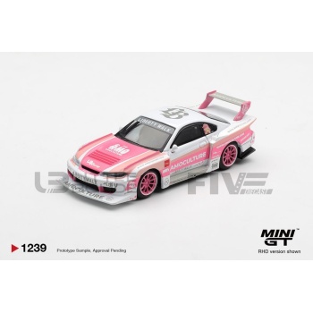 mini gt 64 nissan silvia (s15) lbsuper silhouette 2026 racing cars racing gt