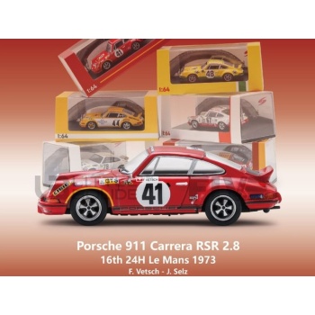 spark 64 porsche 911 carrera rsr 2.8 24h le mans 1973 racing cars le mans