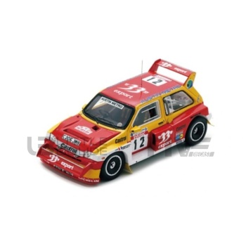 spark 43 mg metro 6r4 tour de corse 1986 racing cars rallye