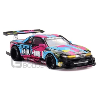 mini gt 64 nissan silvia (s13r) kaido splash v1 1991 road cars coupe