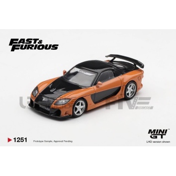 mini gt 64 mazda rx7 (fd) veilside fortune ff tokyo drift 2006 road cars coupe