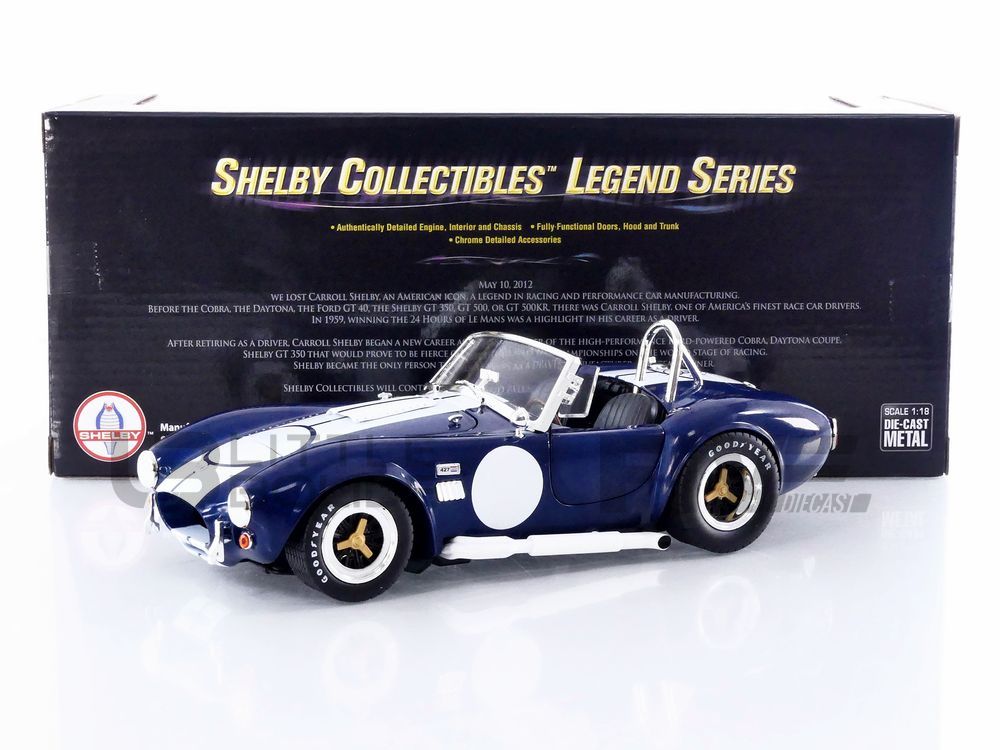 shelby collectibles 18 shelby 427 s/c 1965 road cars convertible