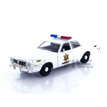 greenlight collectibles 24 dodge coronet  hazzard county sheriff  1975 road cars military and emergency