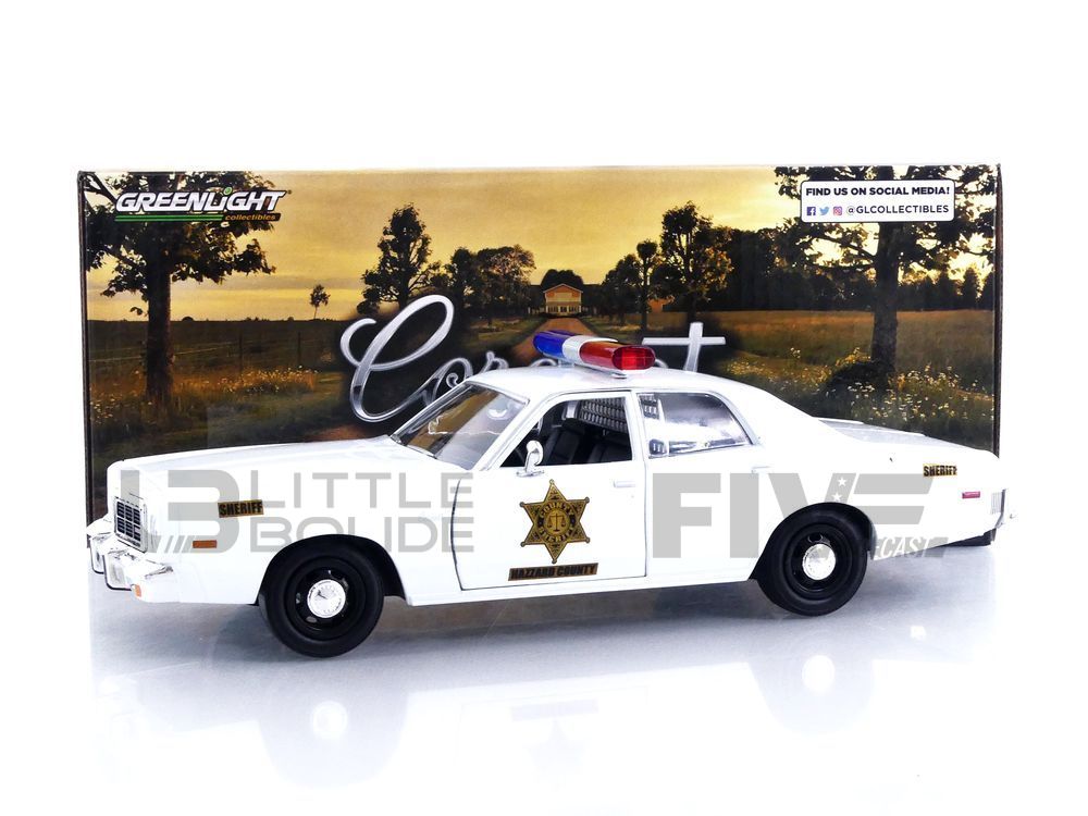 greenlight collectibles 24 dodge coronet hazzard county sheriff 1975 road cars military and emergency