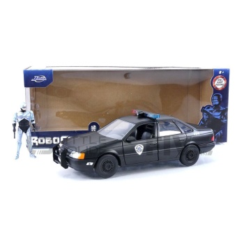 jada toys 24 ford taurus  with robocop figure  1986 movie and music