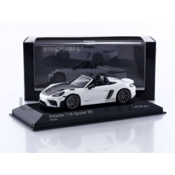 minichamps 43 porsche spyder rs weissach package  2023 road cars coupe