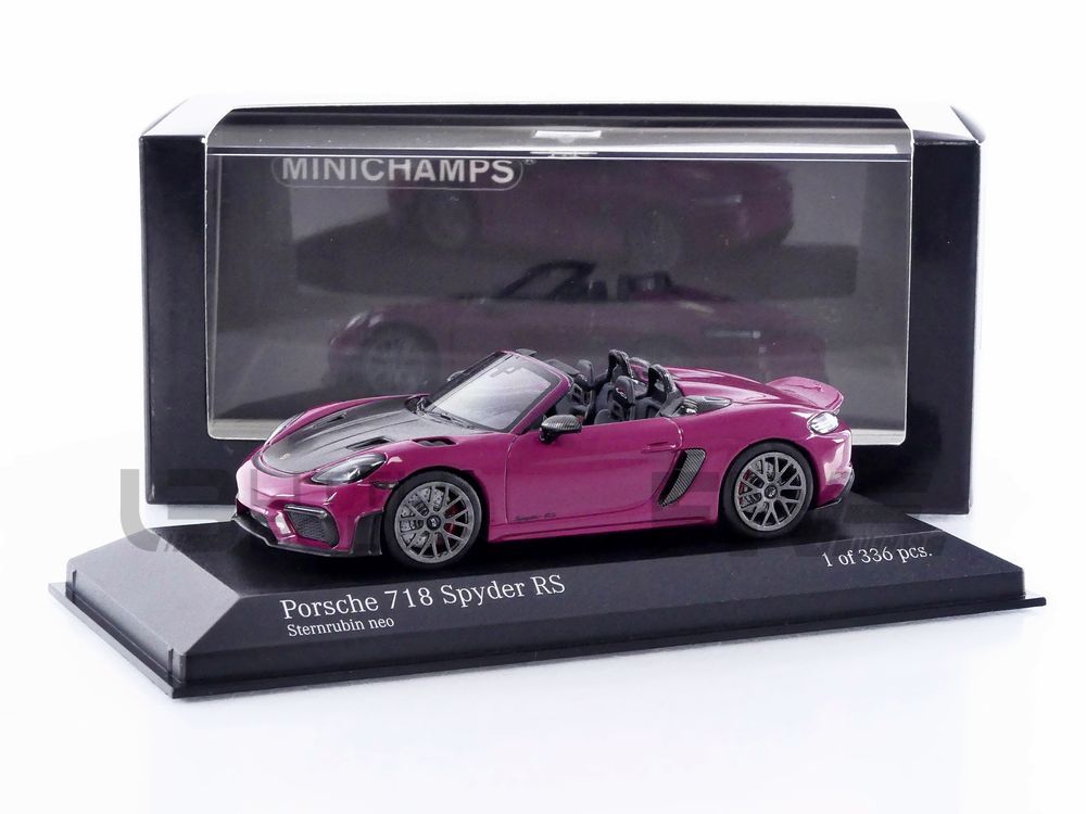 minichamps 43 porsche spyder rs weissach package 2023 road cars coupe