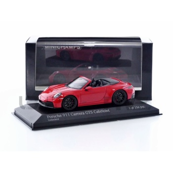 minichamps 43 porsche 911 (992.2) carrera gts cabriolet  2024 road cars convertible