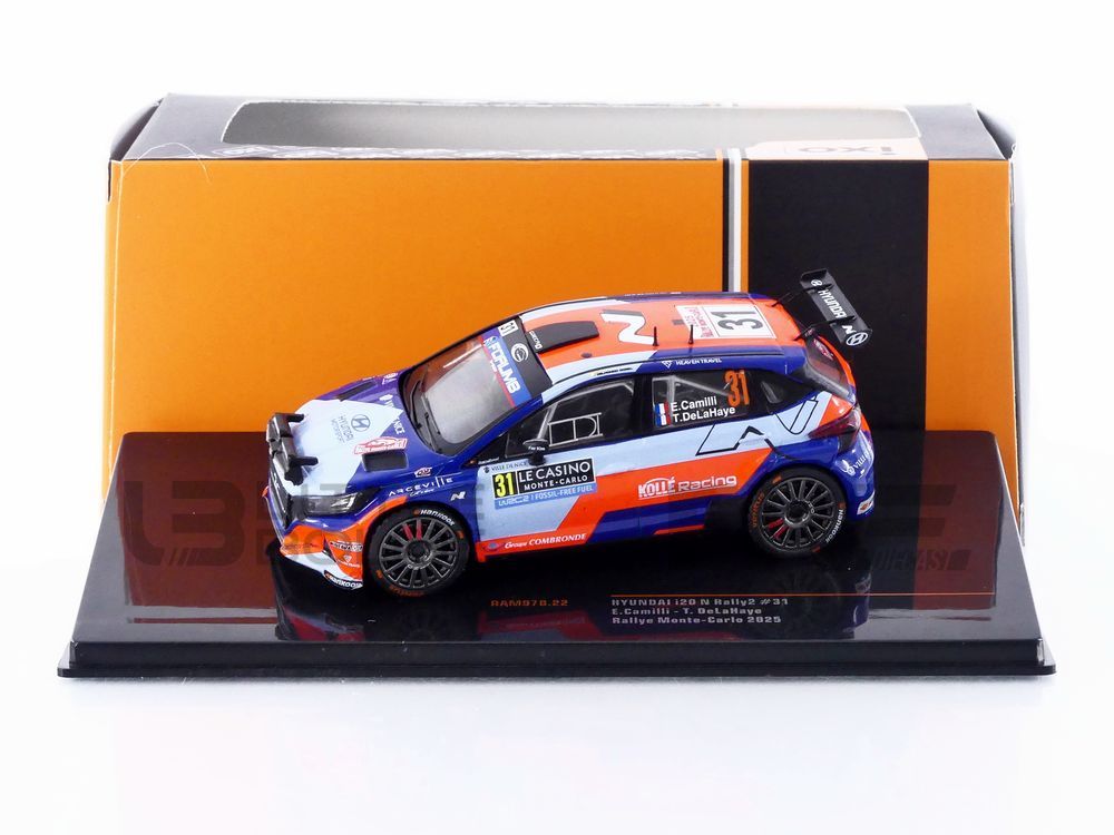 ixo 43 hyundai i20 n rally2 rallye montecarlo 2025 racing cars rallye