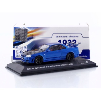 solido 43 nissan skyline gtr (r34) ztune 1998 road cars coupe
