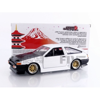 jada toys 24 toyota trueno ae86  1986 road cars coupe