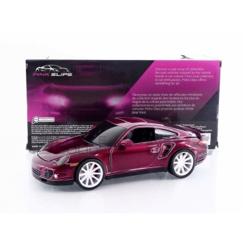 jada toys 24 porsche 911 (997) turbo metallic  2007 road cars coupe