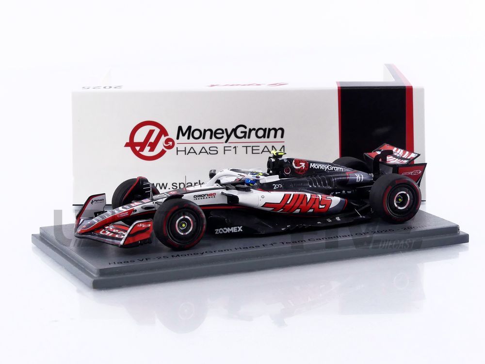 spark 43 haas f1 team vf25 canadian gp 2025 racing cars formula 1