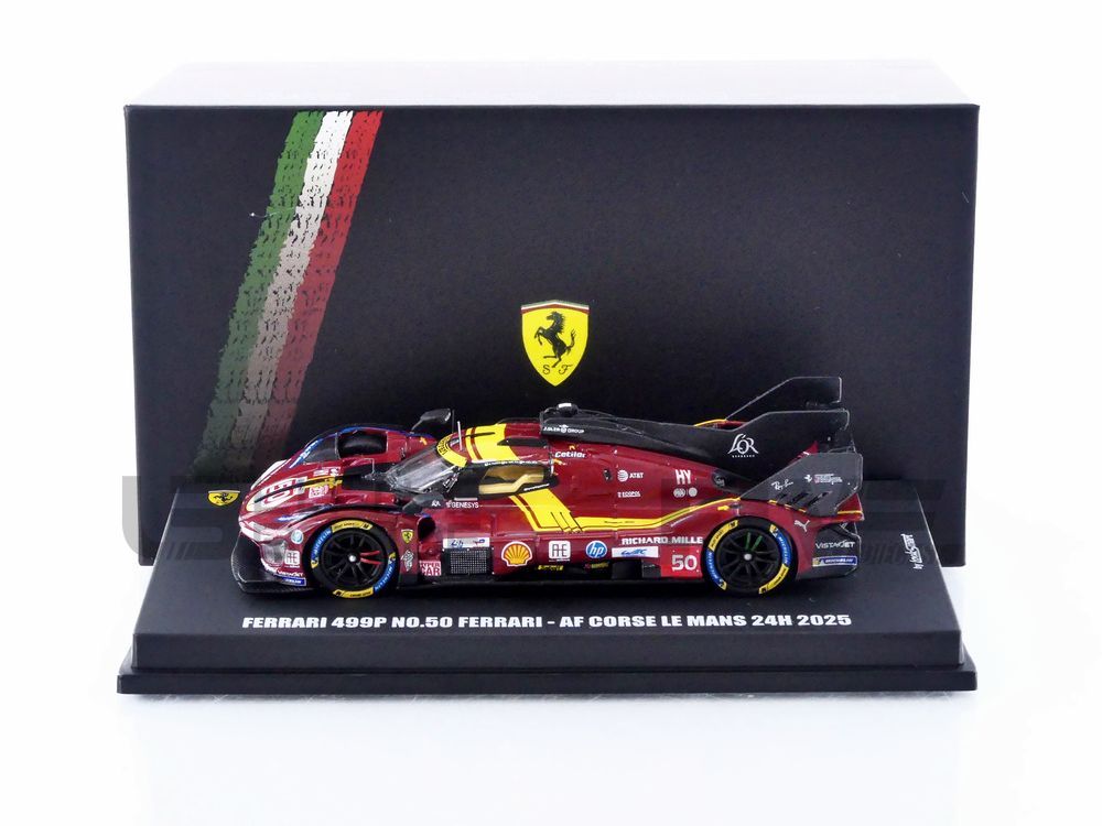 looksmart 64 ferrari 499p hypercar winner 24h le mans 2025 racing cars le mans