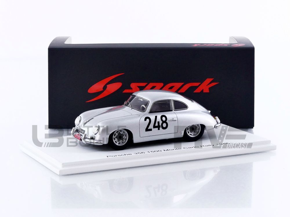 spark 43 porsche 356 1500 rallye monte carlo 1955 racing cars rallye