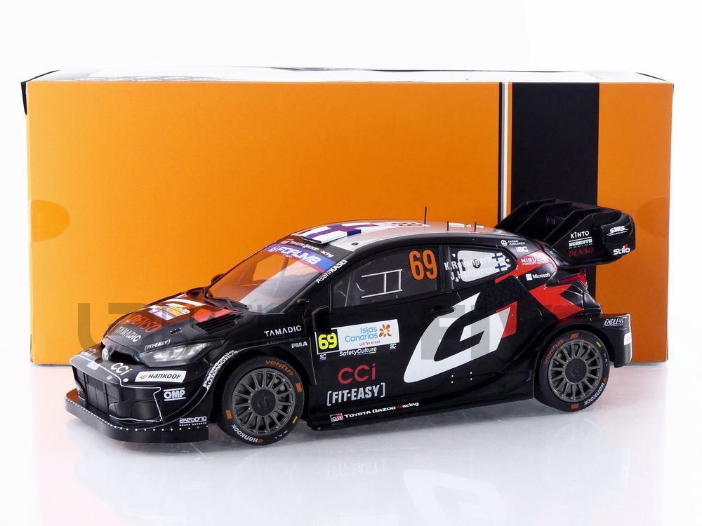 ixo 18 toyota gr yaris rally1 winner rallye canary islands 2025 racing cars rallye