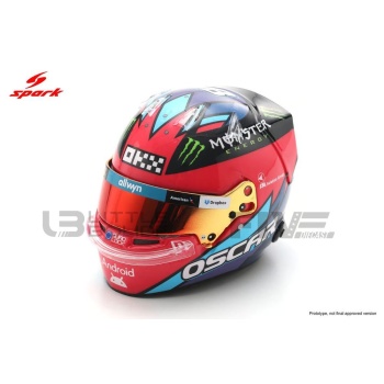 spark 5 casque oscar piastri las vegas gp 2025 accessories mini helmets