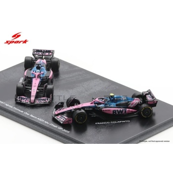 spark 64 alpine a525 set x2 cars gp abu dhabi 2025 racing cars formula 1