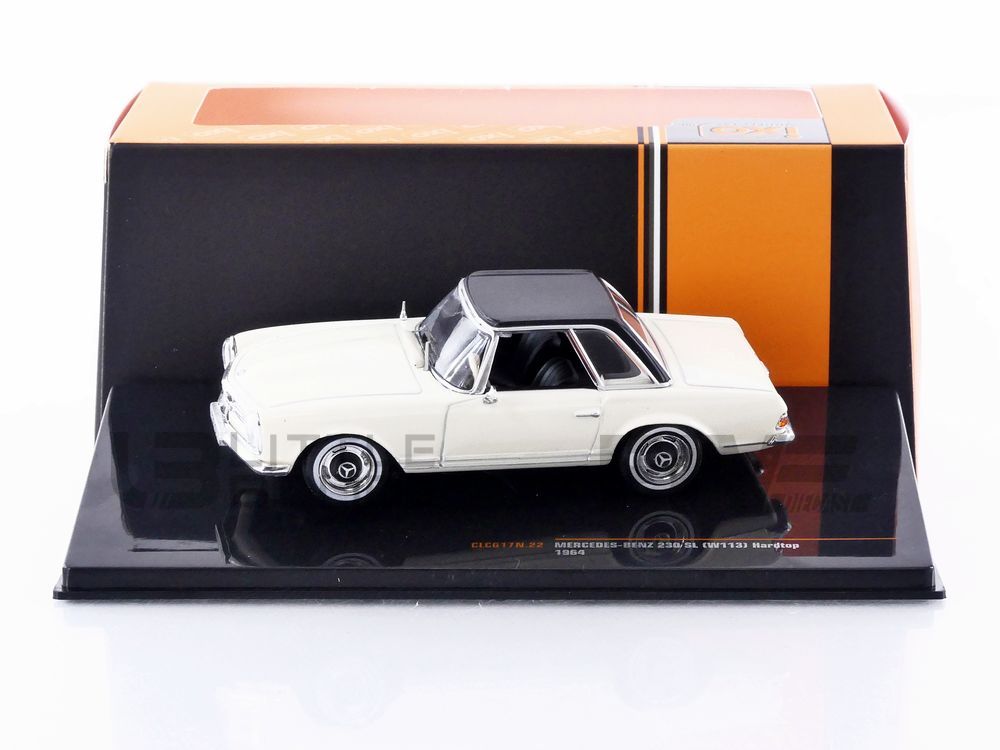ixo 43 mercedesbenz 230 sl (w113) 1967 road cars coupe