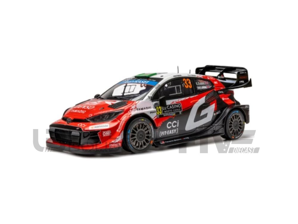 ixo 18 toyota gr yaris rally1 wrc montecarlo 2026 racing cars rallye