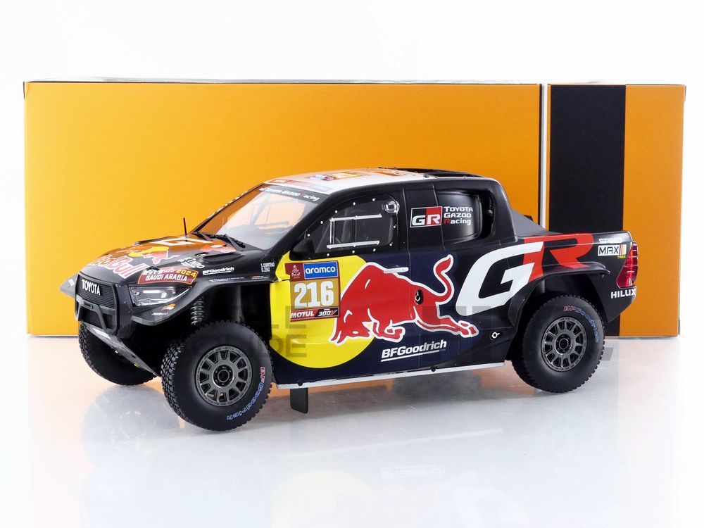ixo 18 toyota gr dkr hilux evo t1u rallye dakar 2024 racing cars rallye
