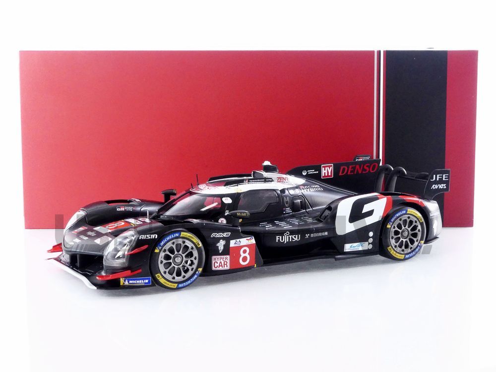 ixo 18 toyota gr010 hybrid 2nd 24h le mans 2024 racing cars le mans