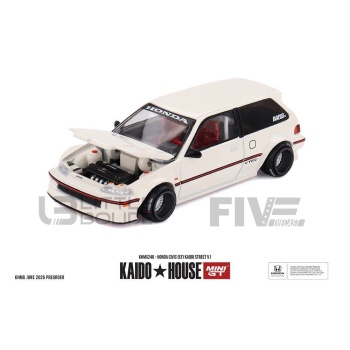 mini gt 64 honda civic (ef) kaido street v1 1987 road cars coupe