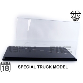 jewel cases 18 display case showcase 18 truck model baseplate black accessories display