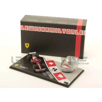 looksmart 43 ferrari set sf25 + helmet 5 las vegas gp 2025  racing cars formula 1
