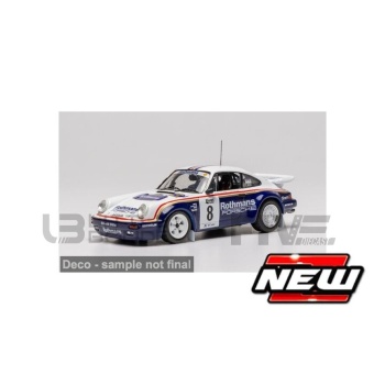 ixo 43 porsche 911 sc/rs  rallye costa brava 1985 racing cars rallye