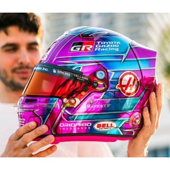 spark 5 casque esteban ocon miami gp 2026 accessories mini helmets