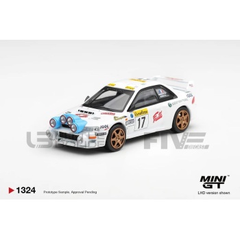 mini gt 64 subaru impreza wrc98  rallye montecarlo 1999 racing cars rallye