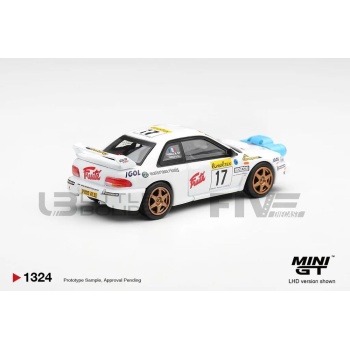 mini gt 64 subaru impreza wrc98  rallye montecarlo 1999 racing cars rallye