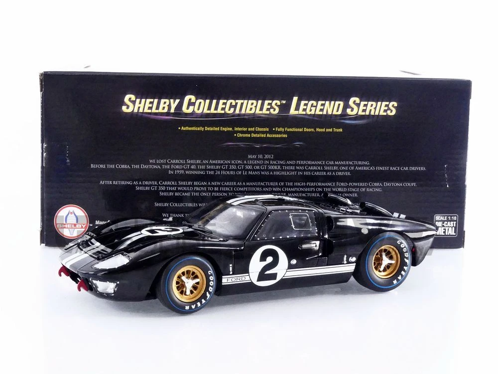 SHELBY408 – SHELBY COLLECTIBLES 1/18 - FORD GT 40 Mk II - Winner